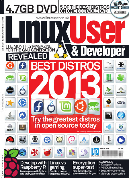 Linux User & Developer Issue #122 on sale January 17th